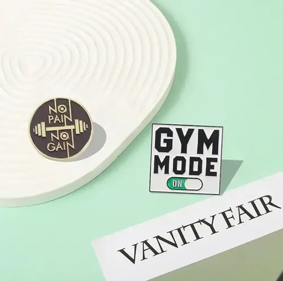 Pins De Gym Rat /  I Love Gym / Pines Metalicos (broches) 11