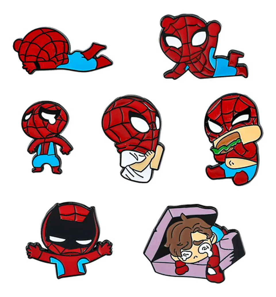 Pins De Spiderman / Marvel / Pines Metalicos (broches) 9