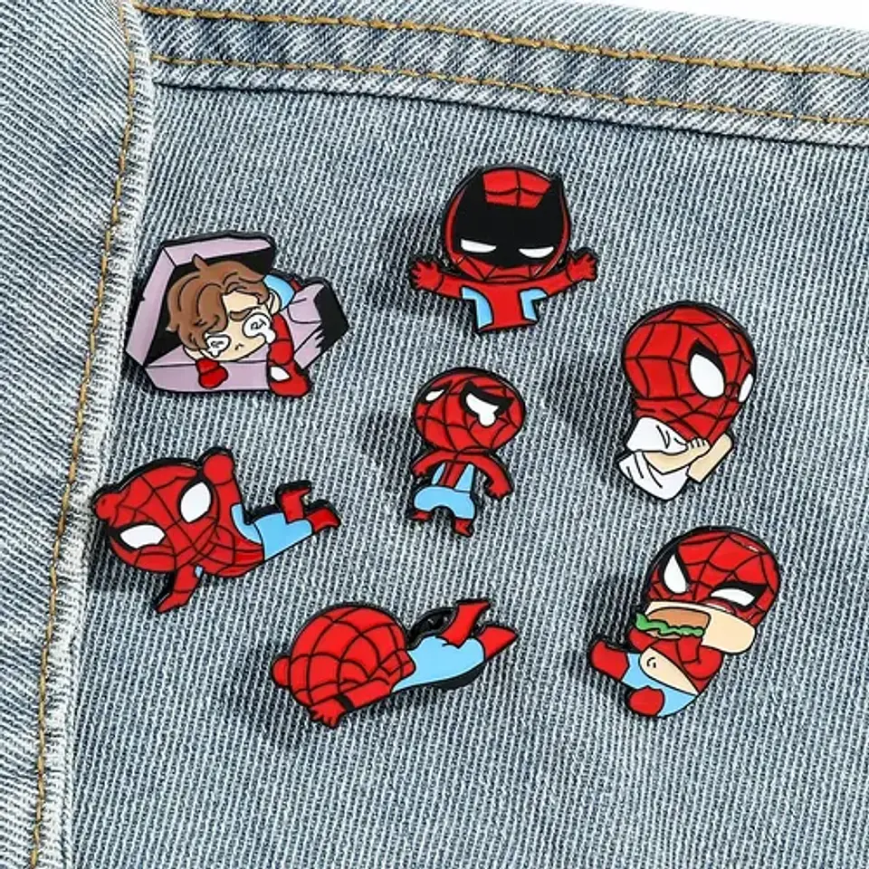 Pins De Spiderman / Marvel / Pines Metalicos (broches) 11