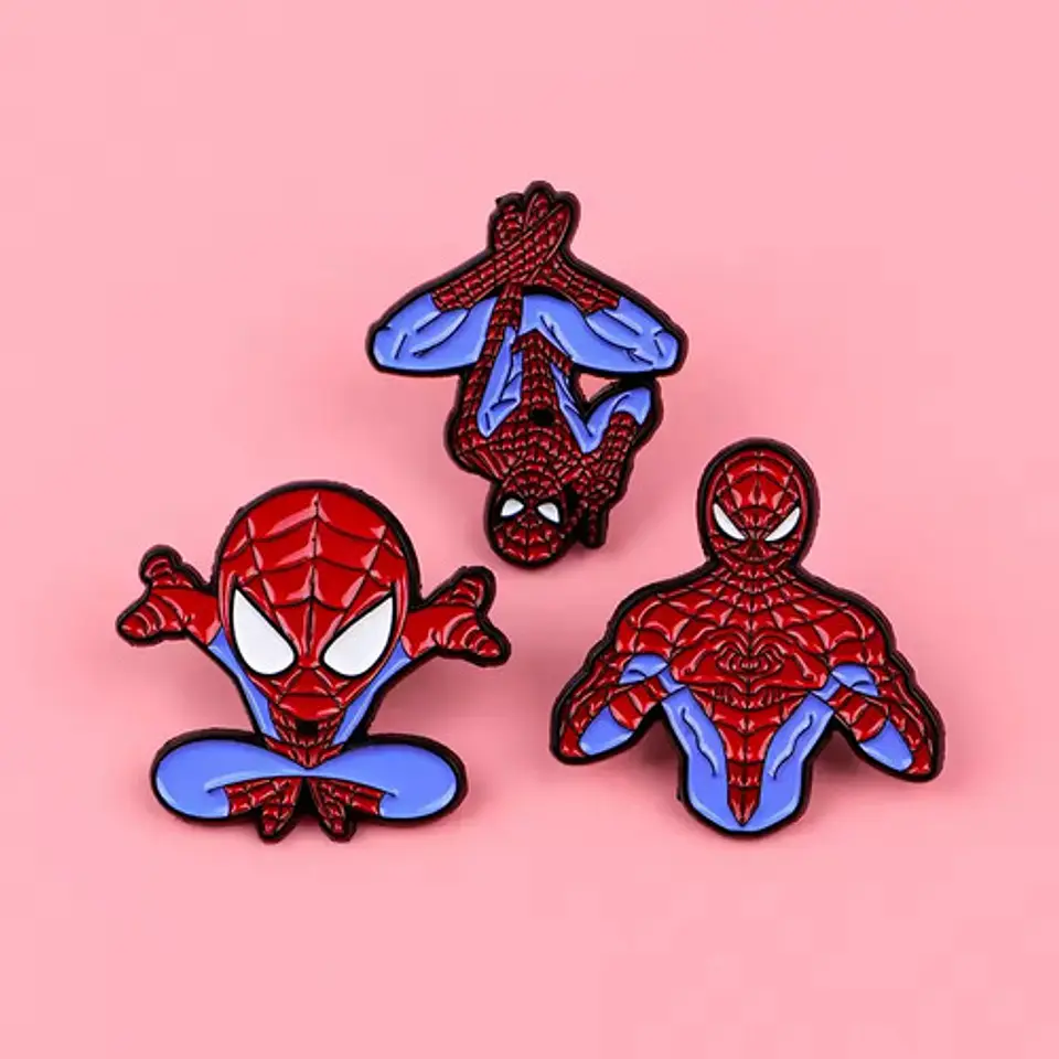 Pins De Spiderman / Marvel / Pines Metalicos (broches) 14