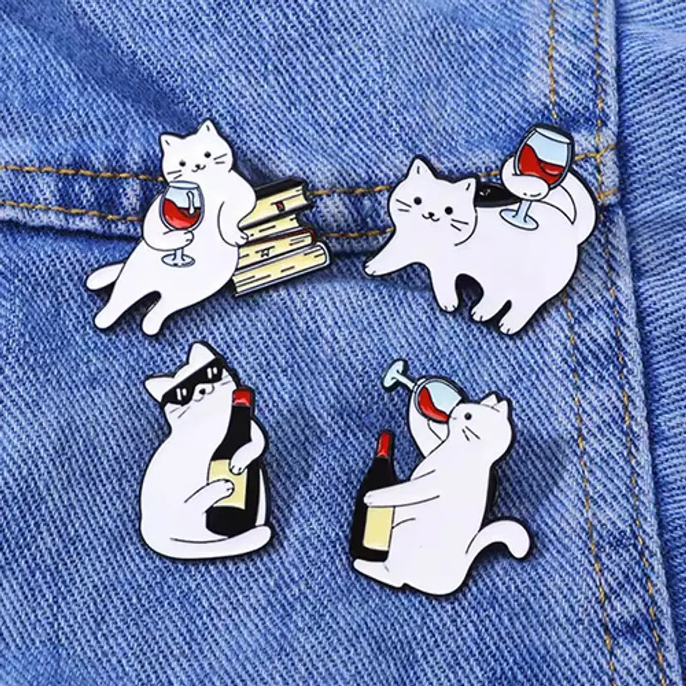 Pins De Gatos Gatitos Michis / Gatos / Pines Metálicos 21