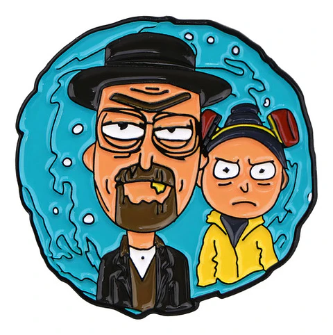 Pins De Rick / Rick And Morty / Pines Metálicos