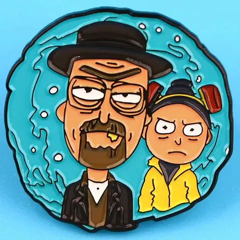Pins De Rick / Rick And Morty / Pines Metálicos
