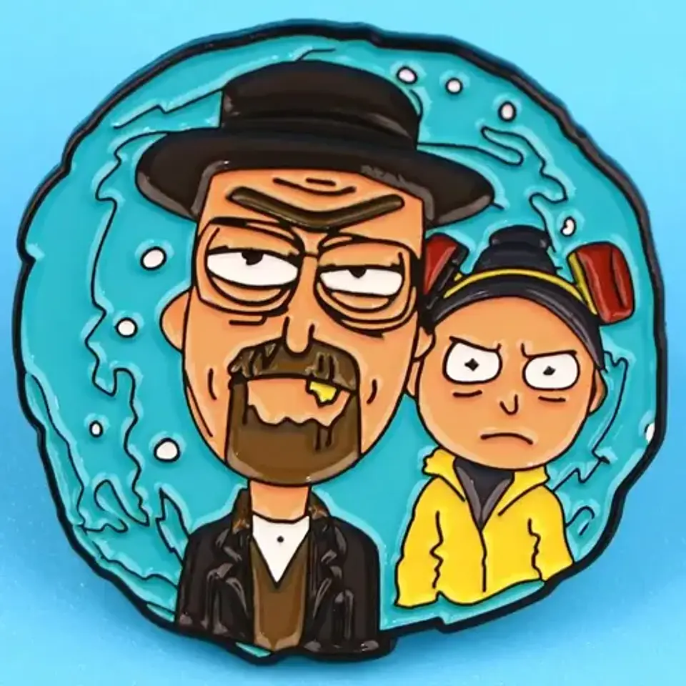 Pins De Rick / Rick And Morty / Pines Metálicos 2