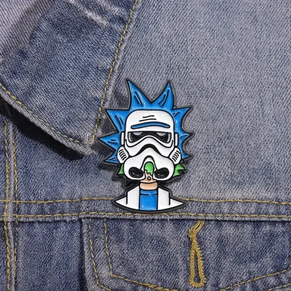 Pins De Rick / Rick And Morty / Pines Metálicos 13
