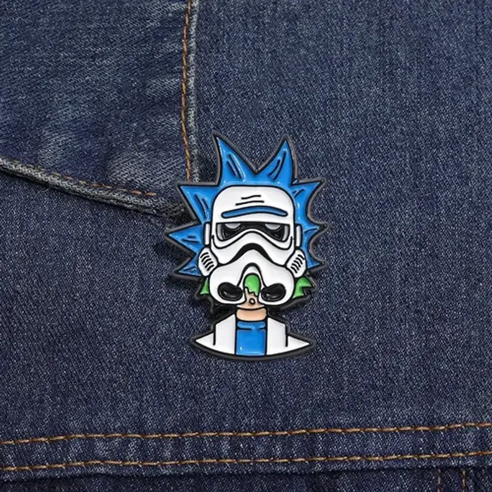 Pins De Rick / Rick And Morty / Pines Metálicos 15