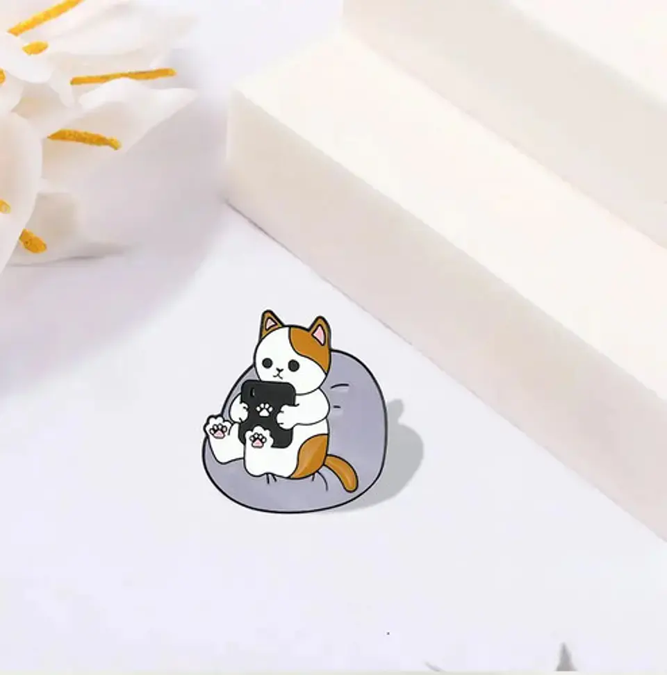 Pins De Michis Gatos / Gatitos Gatos / Pines Metálicos 9