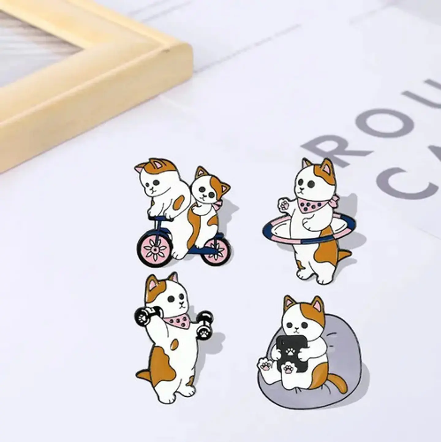 Pins De Michis Gatos / Gatitos Gatos / Pines Metálicos 13