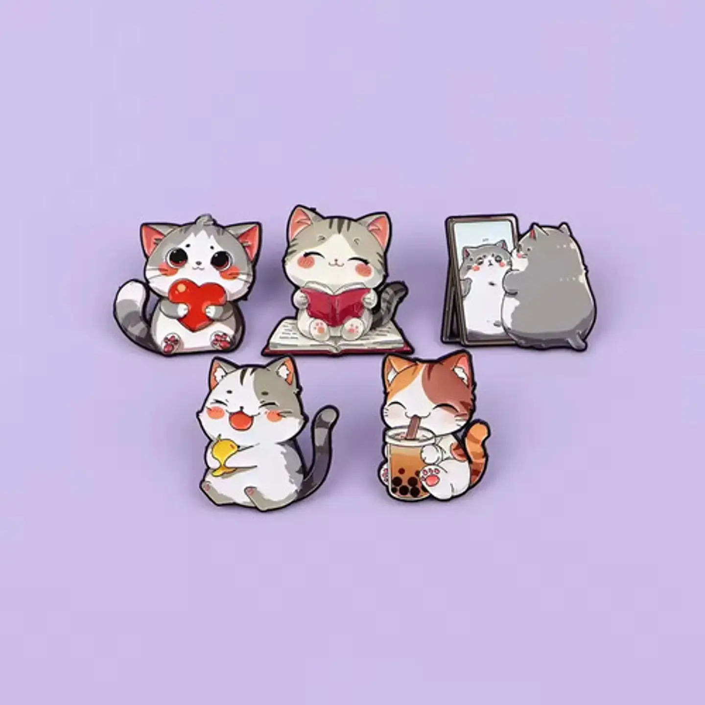 Pins De Michis Gatos / Gatitos Gatos / Pines Metálicos 26
