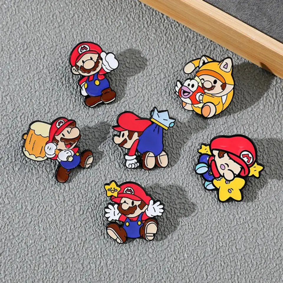 Pins De Mario Bros / Super Mario / Pines Metálicos (broches) 24