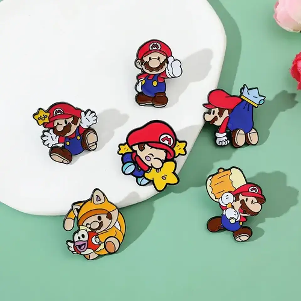 Pins De Mario Bros / Super Mario / Pines Metálicos (broches) 34