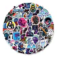 Estilo Cyberpunk - Set De 50 Stickers / Calcomanías - Miniatura 1