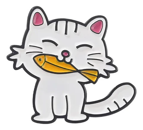 Pins De Gato Gatito Kawaii / Gatitos / Pines Metalicos