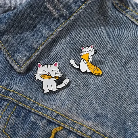 Pins De Gato Gatito Kawaii / Gatitos / Pines Metalicos
