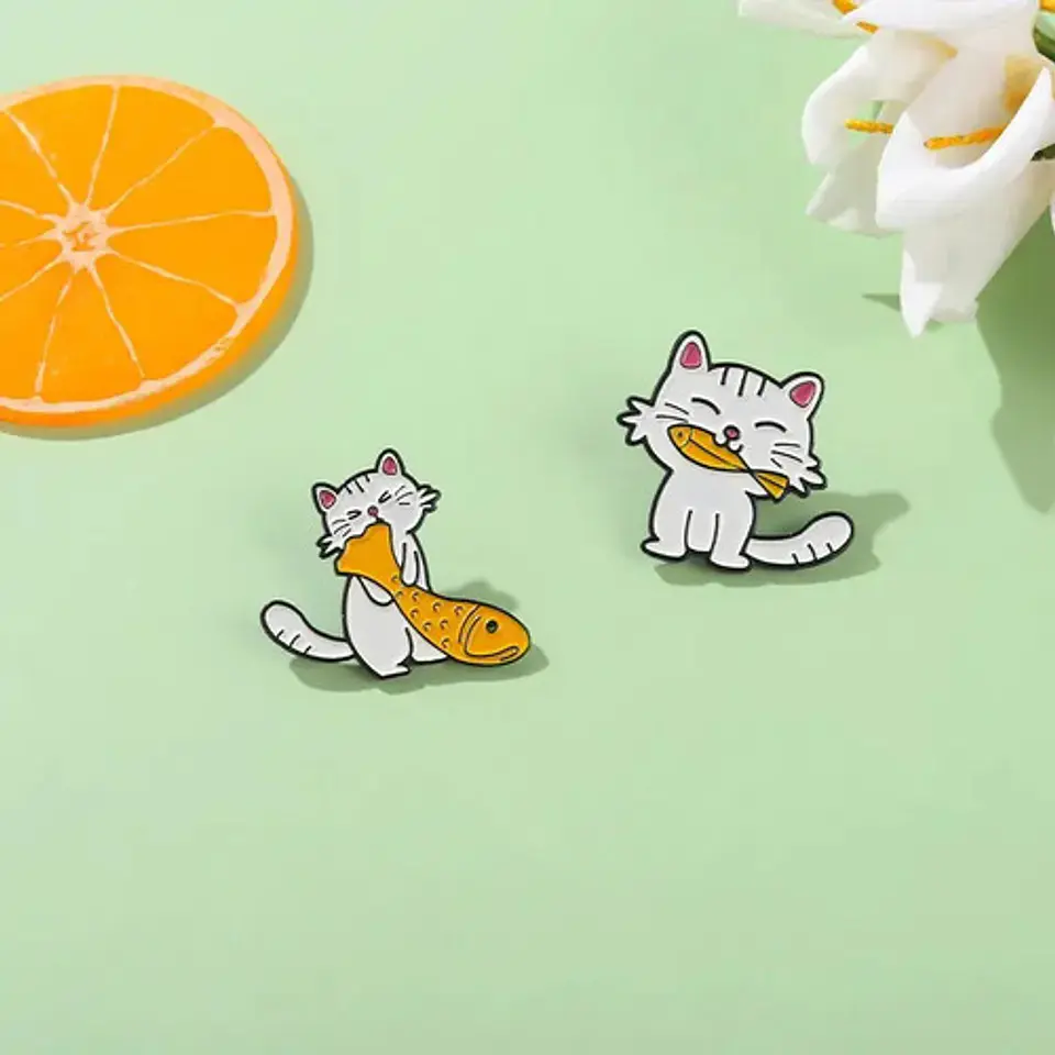 Pins De Gato Gatito Kawaii / Gatitos / Pines Metalicos 12
