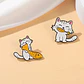 Pins De Gato Gatito Kawaii / Gatitos / Pines Metalicos - Miniatura 13