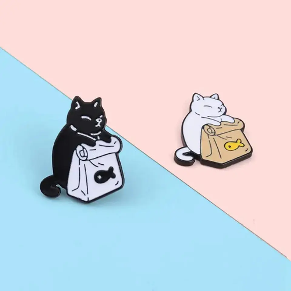 Pins De Gato Gatito Kawaii / Gatitos / Pines Metalicos 21