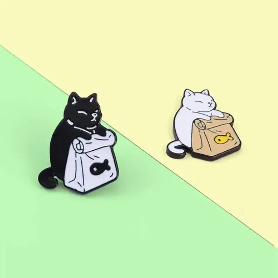 Pins De Gato Gatito Kawaii / Gatitos / Pines Metalicos 35