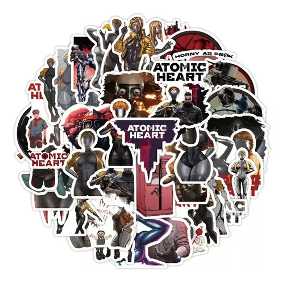 Atomic Heart - Set De 50 Stickers / Calcomanías 5
