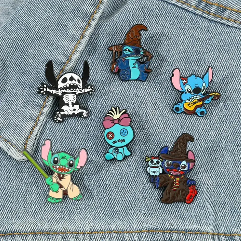 Pins De Stitch /  Stitch / Pines Metalicos (broches) 12