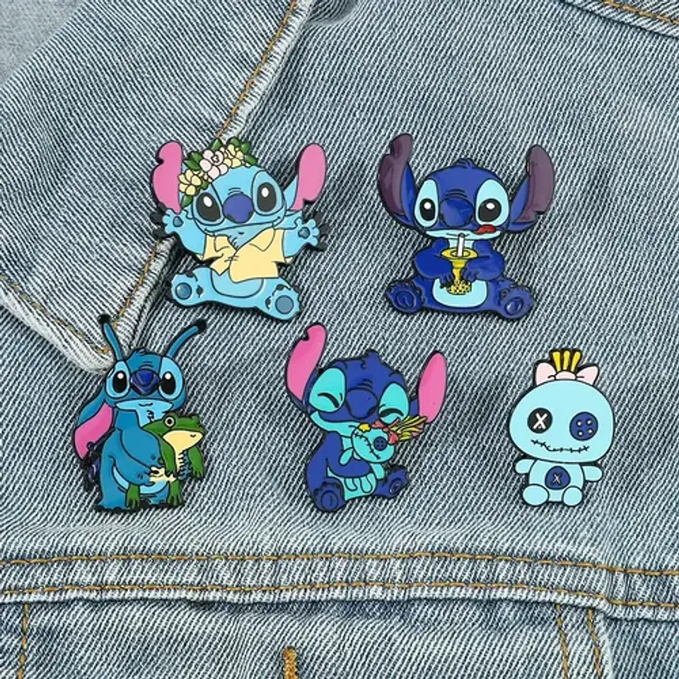 Pins De Stitch /  Stitch / Pines Metalicos (broches) 15