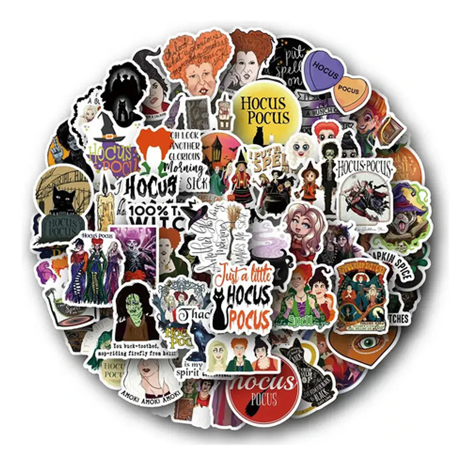 Abracadabra - Set De 50 Stickers / Calcomanías 1