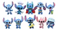 Miniaturas Action Collection Lilo y Stitch Kit 10 Piezas Plástico 6 Años - Miniatura 1