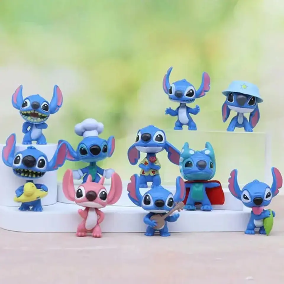 Miniaturas Action Collection Lilo y Stitch Kit 10 Piezas Plástico 6 Años 2