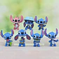 Miniaturas Action Collection Lilo y Stitch Kit 10 Piezas Plástico 6 Años - Miniatura 3