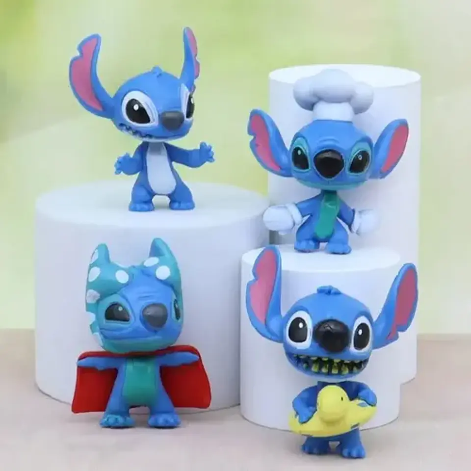 Miniaturas Action Collection Lilo y Stitch Kit 10 Piezas Plástico 6 Años 5