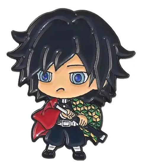 Pins De Giyu Tomioka / Demon Slayer / Pines Metálicos