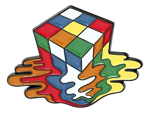Pins De Cubo De Rubik / Rubik / Pines Metálicos (broches)