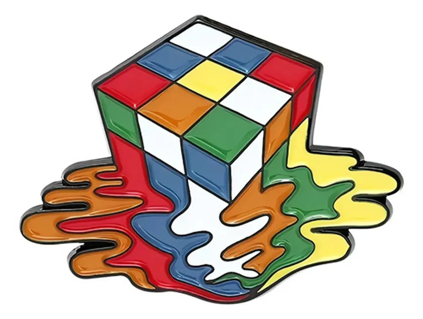 Pins De Cubo De Rubik / Rubik / Pines Metálicos (broches) 1