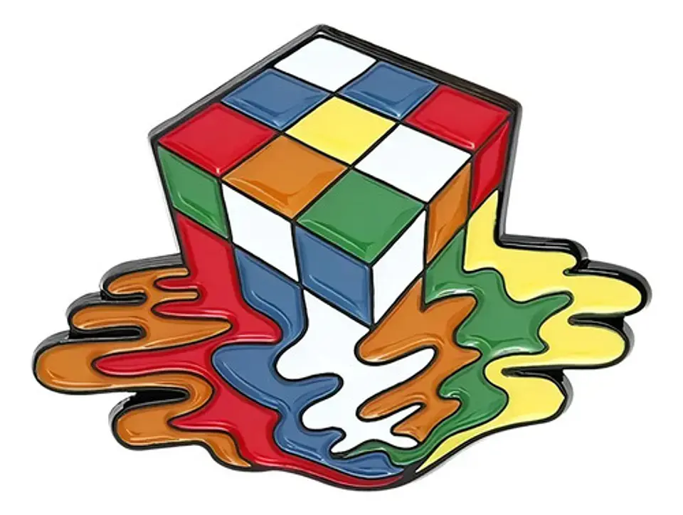 Pins De Cubo De Rubik / Rubik / Pines Metálicos (broches) 1