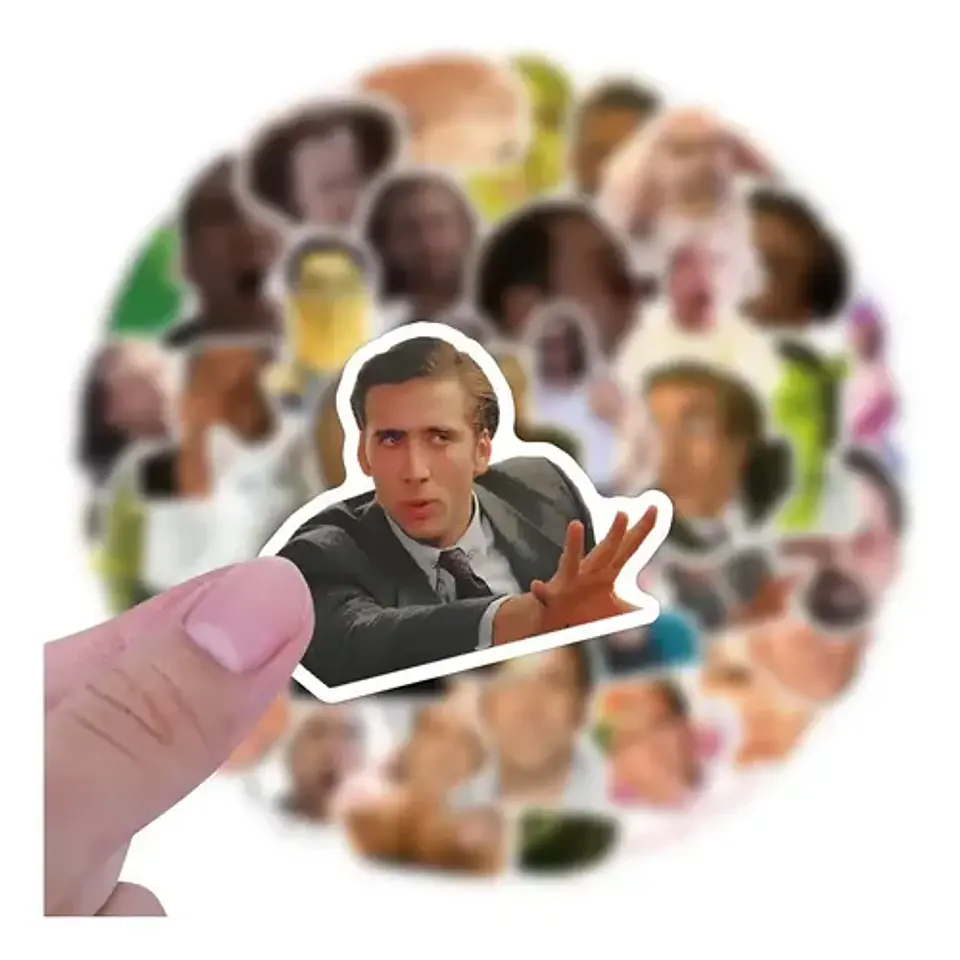 Nicolas Cage - Set De 50 Stickers / Calcomanías 3