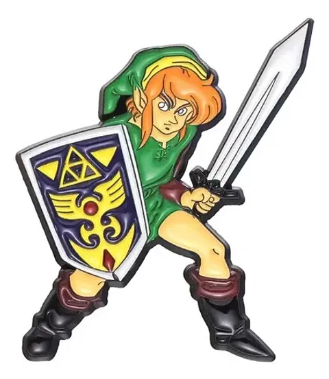Pins De Link: Zelda / Zelda - Link / Pines Metálicos 