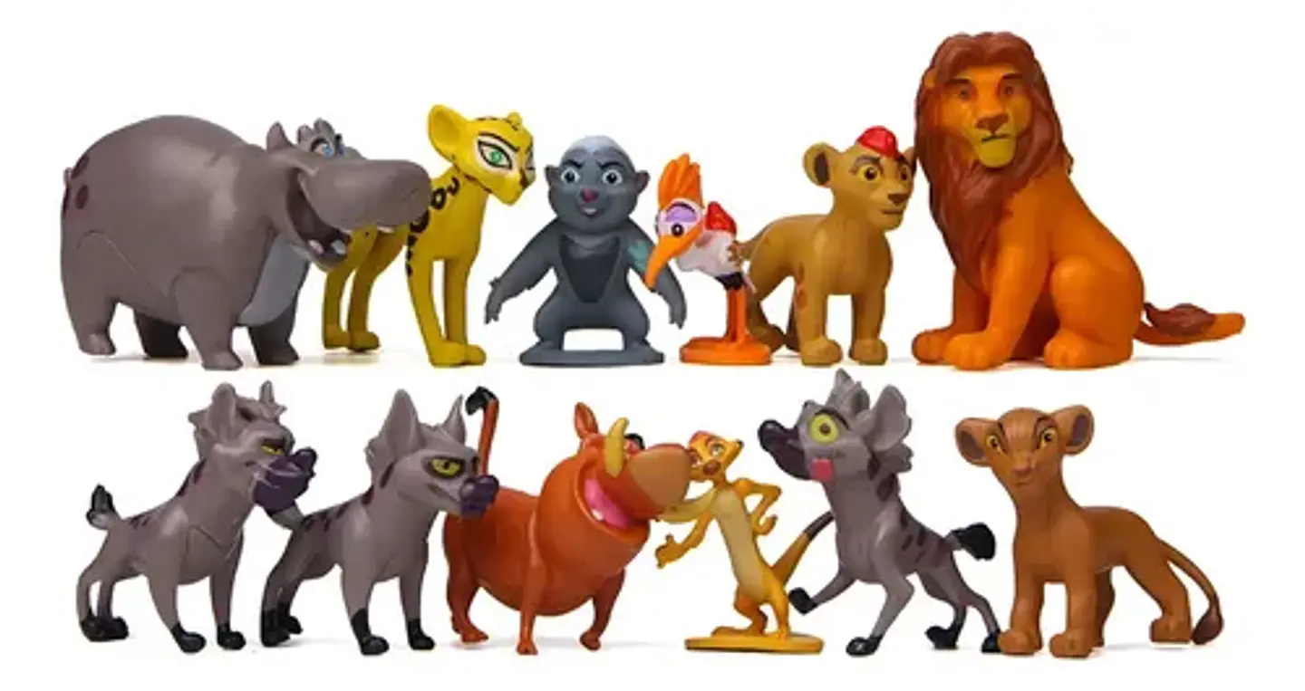 Set 12 Figuritas El Rey Leon / Figuras De Accion / X12 1