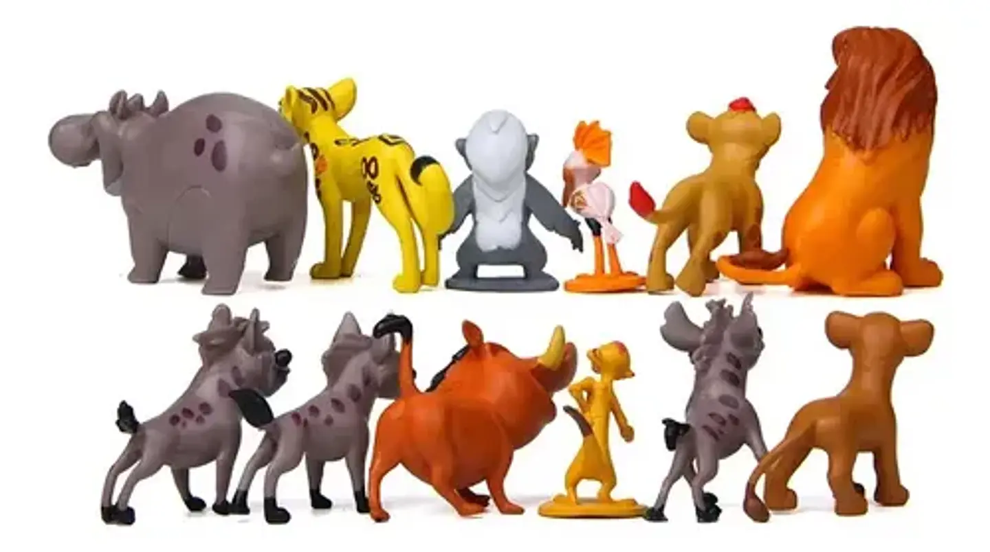 Set 12 Figuritas El Rey Leon / Figuras De Accion / X12 3