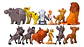 Set 12 Figuritas El Rey Leon / Figuras De Accion / X12 - Miniatura 3