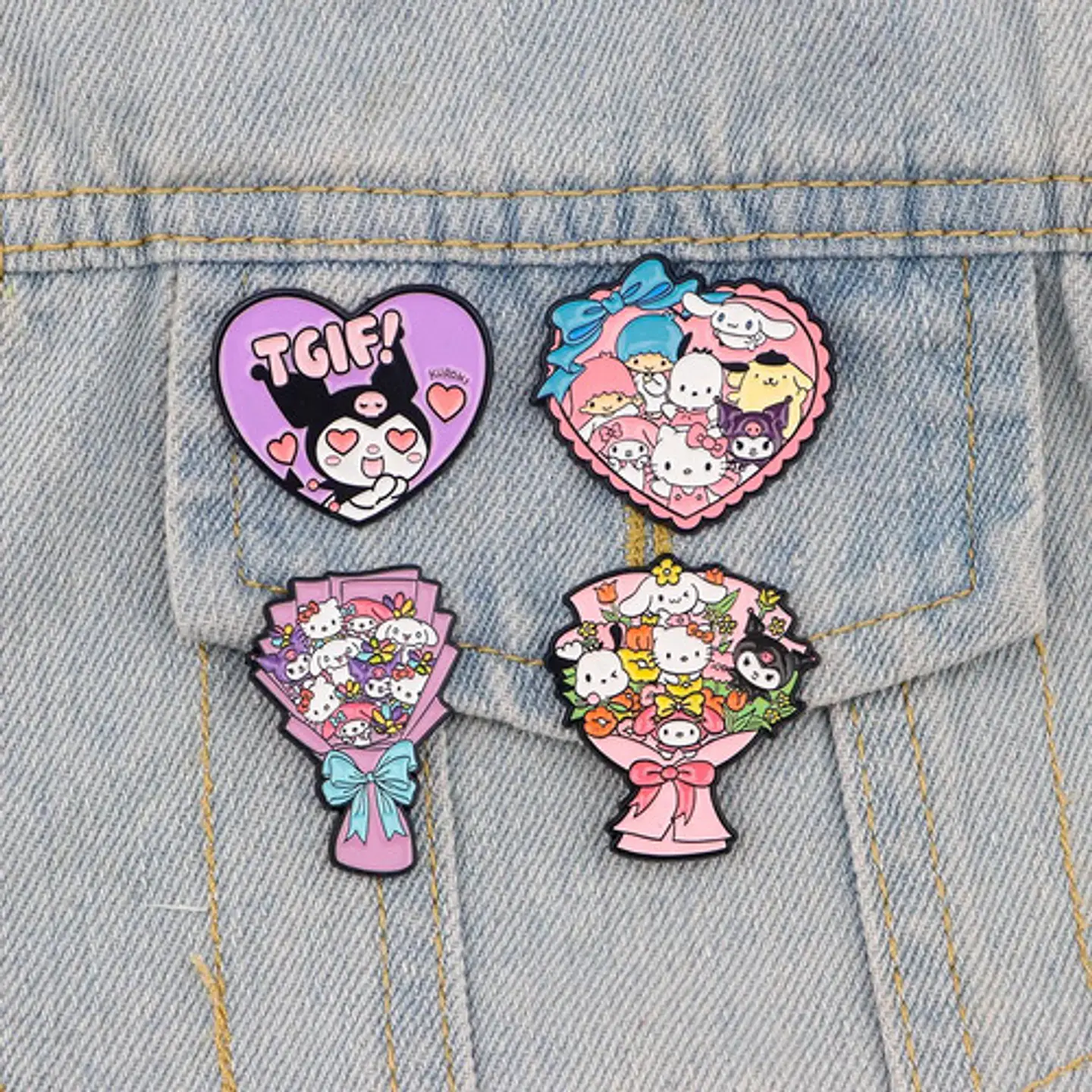 Pins De Kuromi / Kuromi / Pines Metalicos (broches) 20