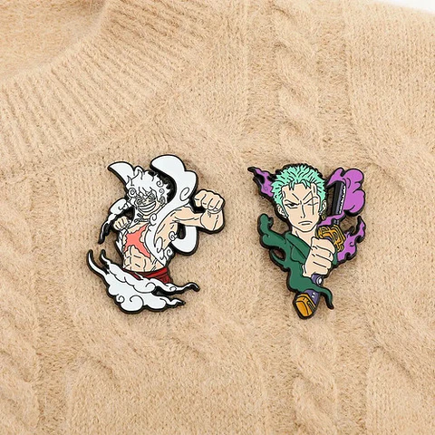 Pins De Roronoa Zoro / One Piece / Pines Metálicos