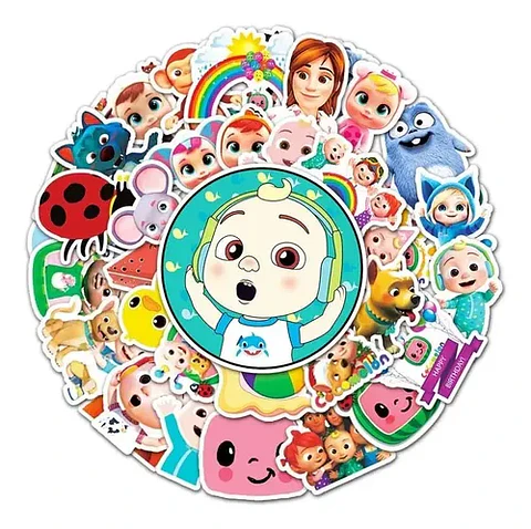 Cocomelon - Set De 50 Stickers / Calcomanías