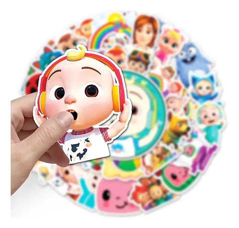 Cocomelon - Set De 50 Stickers / Calcomanías