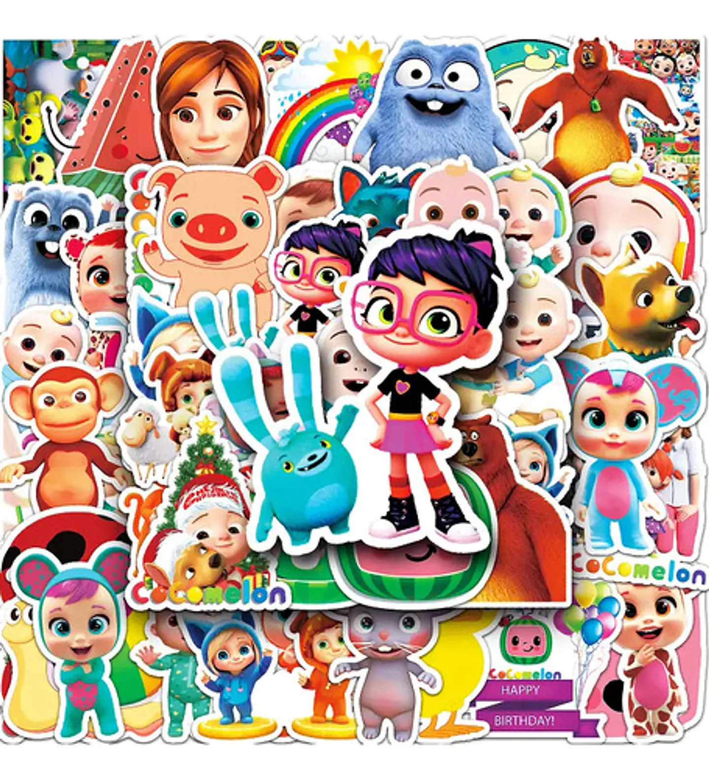 Cocomelon - Set De 50 Stickers / Calcomanías 5