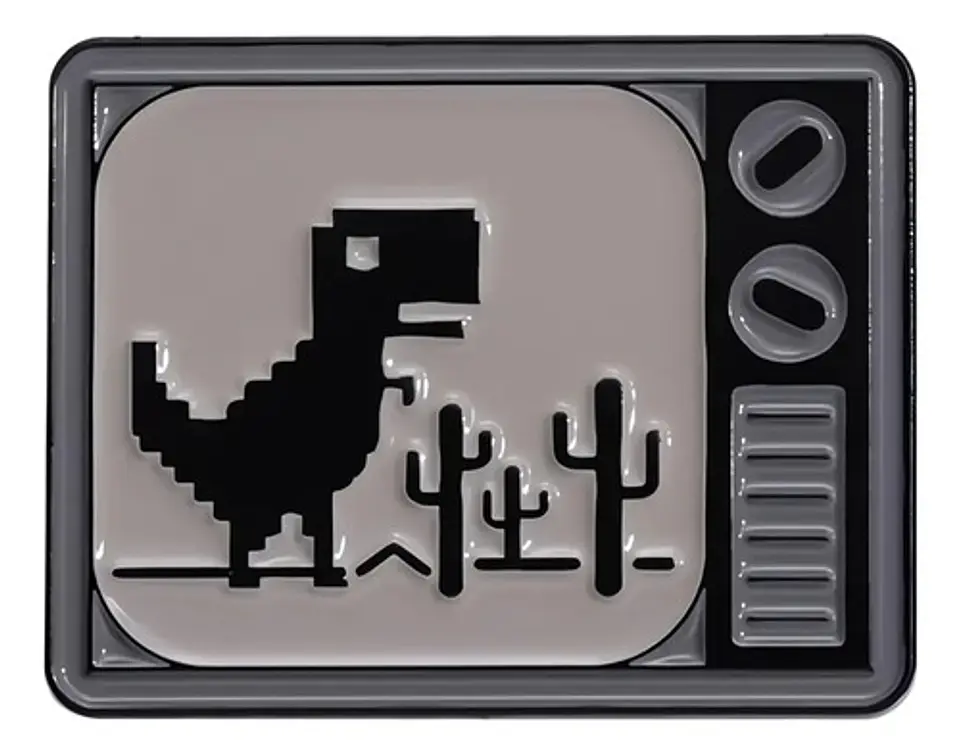 Pins De Dinosaur Game / T-rex Game / Pines Metálicos 1