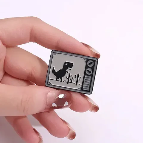 Pins De Dinosaur Game / T-rex Game / Pines Metálicos