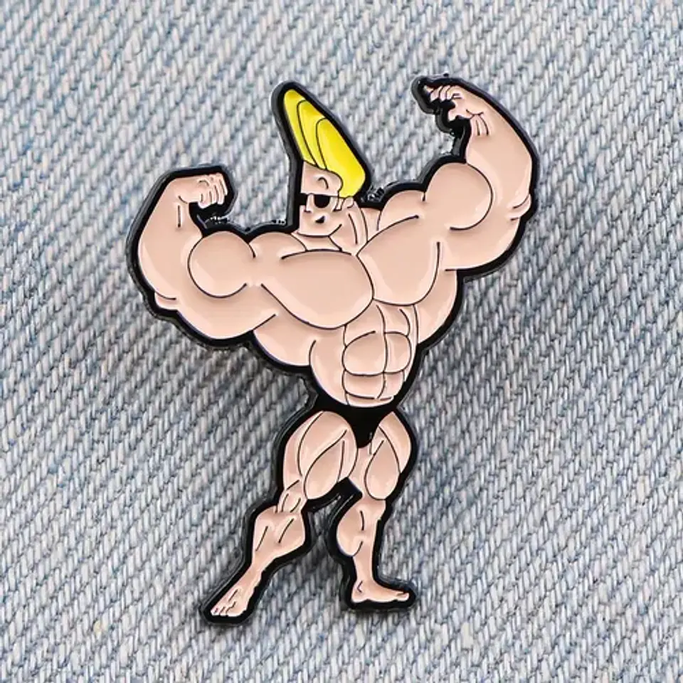 Pins De Johnny Bravo / Johnny / Pines Metálicos (broches) 3