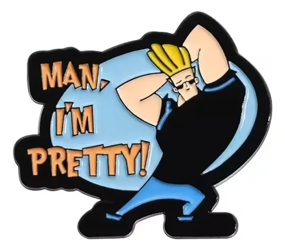 Pins De Johnny Bravo / Johnny / Pines Metálicos (broches) 4