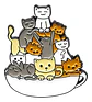 Pins De Gatos / Gatitos Michis / Pines Metálicos - Miniatura 6