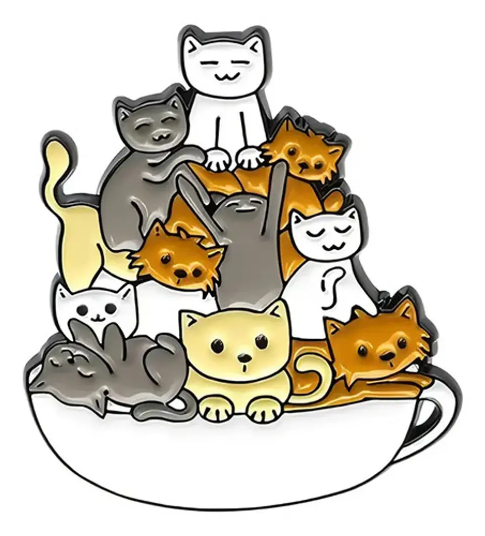 Pins De Gatos / Gatitos Michis / Pines Metálicos 6